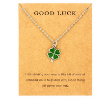 Підвіска щасливого Чотирилистного конюшина на удачу