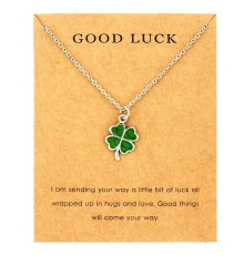 Підвіска щасливого Чотирилистного конюшина на удачу