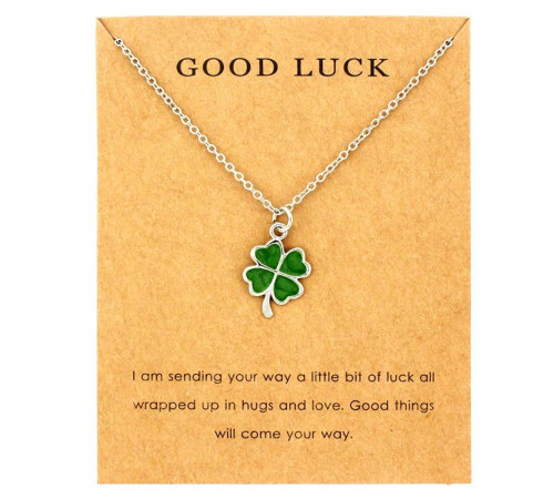 Підвіска щасливого Чотирилистного конюшина на удачу