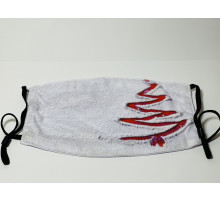 Турмалінова Новорічна захисна маска з ялинкою