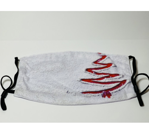 Турмалінова Новорічна захисна маска з ялинкою