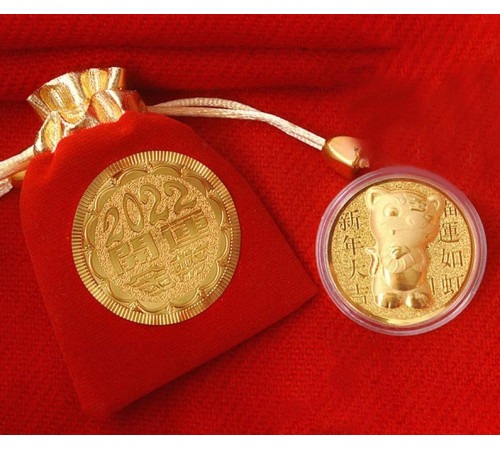 Золота монета Тигр для збереження багатства