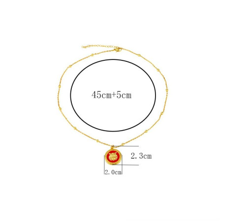 Золота підвіска Тигр Cartier AAA кубічний циркон