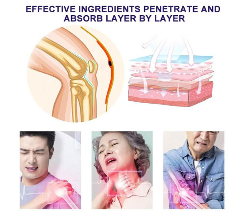 Таїландський знеболювальний пластир для терапії суглобів 8 шт.