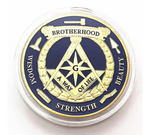 Масонська монета багатства Всесвітнього життя