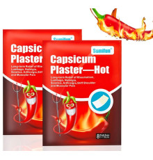 Пластир перцевий у разі симптомів ангіни, гаймориту, синуситу, отиту та бронхіту Вековий Схід