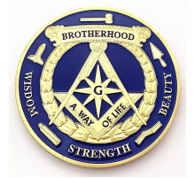 Масонська монета багатства Всевидюче око