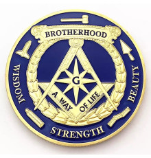 Масонська монета багатства Всевидюче око