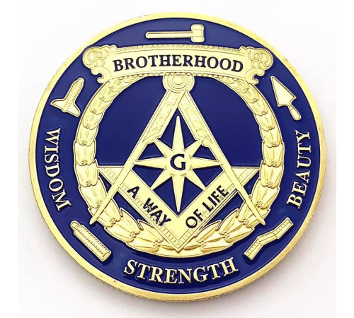 Масонська монета багатства Всевидюче око