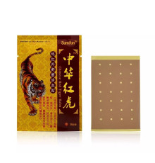 Тигровий пластир із бальзамом червоного тигра знімає біль спини, шийний спондильоз, ревматоїдний артрит, поясні