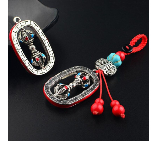 Срібний Брелок Дордже Ваджра захист і підтримка Всесвіту