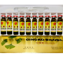 Гінкго білоба, кордицепс женьшень і маточне молочко 10x10 мл рідка формула