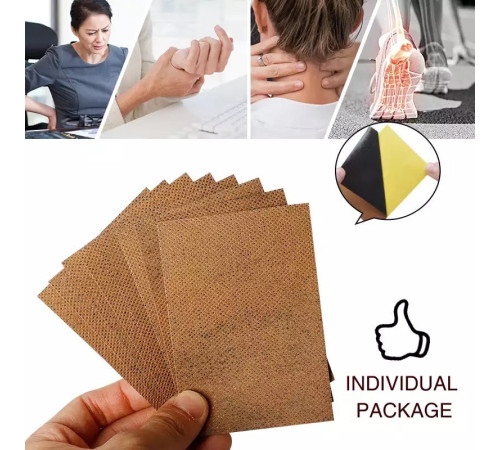 Знеболювальний Пластир Кордицепс із турмаліном від болю в суглобах