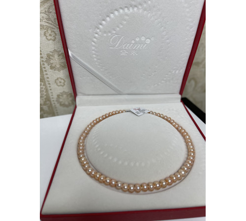 Перлове намисто з персикових золотих перлин для багатства та удачі Малайзія