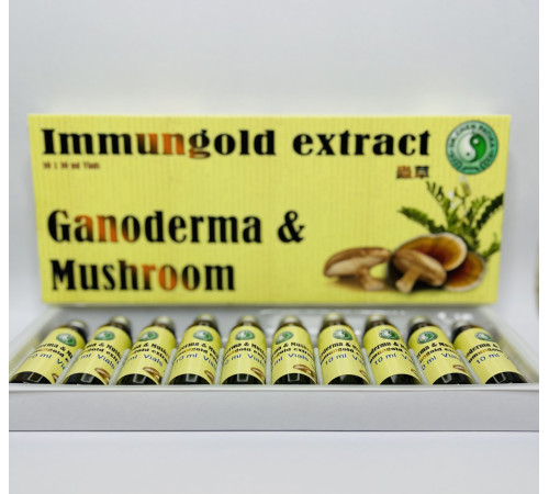 Еліксир Ганодерма Лінчжі (Рейші) Reishi Mushroom Шиїтаке імуностимулювальний препарат