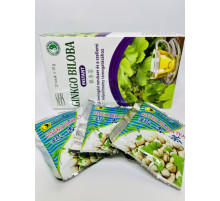 Чай Гінкго білоба (Ginkgo Biloba) дволопатевий стимулює роботу головного мозку розчинним 20 штук