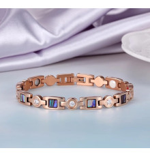 Турмаліновий браслет із магнітами, титаном і германієм Bio Energy 4в1