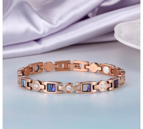 Турмаліновий браслет із магнітами, титаном і германієм Bio Energy 4в1