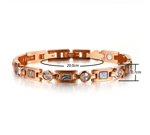 Турмаліновий браслет із магнітами, титаном і германієм Bio Energy 4в1