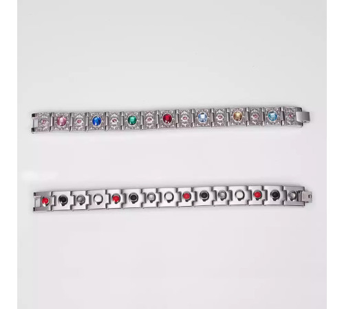 Магнітний браслет Вековий Схід Сільвер 4в1