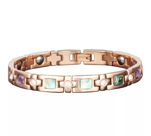 Турмаліновий браслет із магнітами, титаном і германієм Bio Energy 5в1