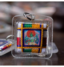 Тибетський Талісман Зеленої Тари, потужний захист, виконує бажання й усуває всі перешкоди, ручна