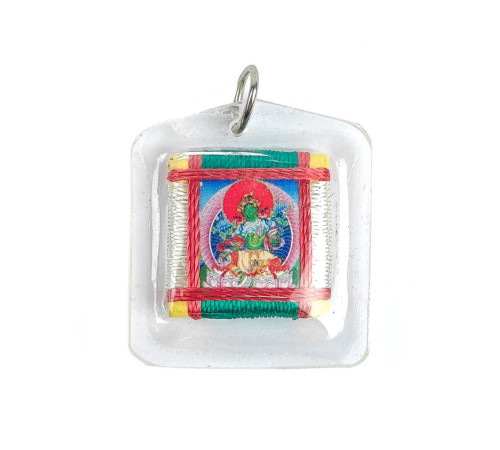 Тибетський Талісман Зеленої Тари, потужний захист, виконує бажання й усуває всі перешкоди, ручна