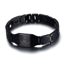 Турмаліновий браслет біомагнітний 4в1 Масонський браслет здоров'я й захист