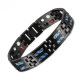 Турмаліновий браслет Біомагінтний із Титаном, Германієм і Біофотонами вуглецевий 5в1
