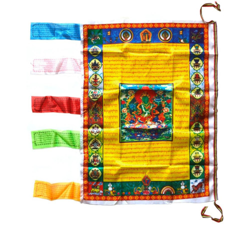 Молітвяний прапор Зелена Тара