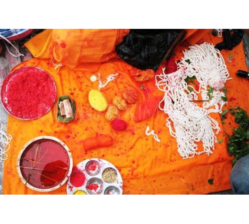 Тибетський плетений браслет ручної роботи з 5 мідними намистинами на великий удачу та захист