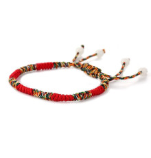 Тибетський захисний браслет червона нитка ручної роботи на достаток, любов і захист