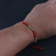 Тибетський Сакральний браслет ручної роботи червона нитка з 5 стихіями на потік грошей, велике удачу та захист