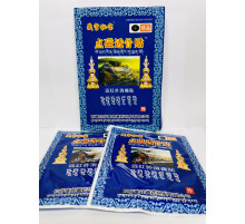 Турмаліновий пластир із термомагнітним ефектом знеболювальний Тибет 6 шт.