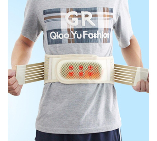 Турмаліновий Титановий Ортопедичний самонагрівальний пояс для зняття болю в попереку, турбота про здоров'я