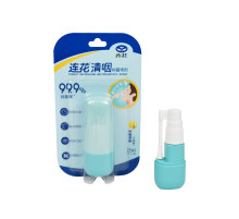 Спрей Ляньхуа Бактеріостатичний спрей для горла зі смаком лимона знеболювальний