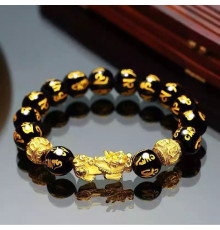 Браслет Пі Яо для приваблення багатства та удачі та із захисною мантрою