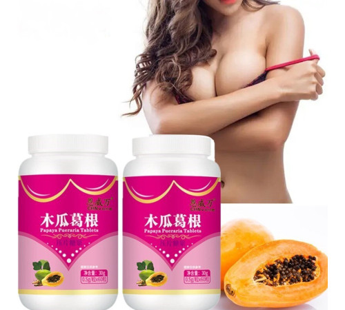 Капсули Корінь Кудзу Пуерарії з Папаєю і колагеном для збільшення грудей