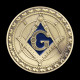 Масонська монета мідна для Багатства та Перемога