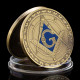 Масонська монета мідна для Багатства та Перемога