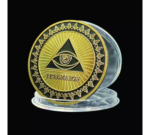 Золота масонська монета для багатства та бажань