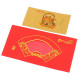 Набір Червоний конверт із Золотою купюрою рік Кролика 2023 грошовим талісманом вітальня 24К