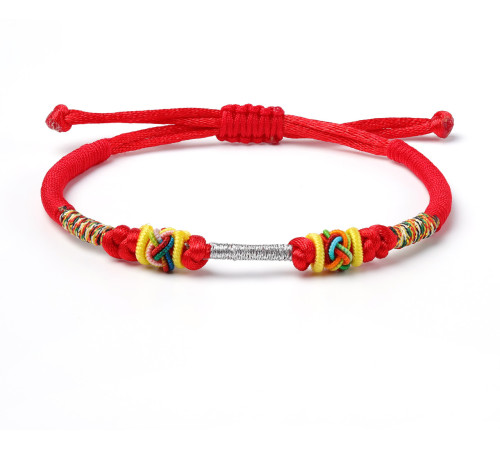 Сакральний Тибетський браслет ручної роботи на здоров'я, захист, багатство з секретним оберегом