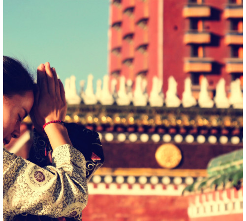 Тибетський Щасливий сакральний браслет червона нитка для великої удачі та захисту ручна робота