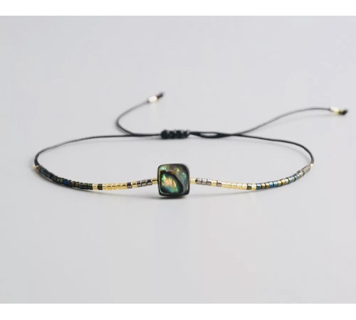 Браслет із перламутром Heren Pearl з острова Хайнань ручної роботи квадратний