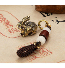 Брелок Амулет Кролик для багатства спритності та стійкості