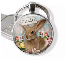 Брелок амулет Романтичний Кролик Французький стиль для удачі та любові