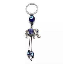 Брелок Слон Багатства, брелок на удачу з намистинами від сочка