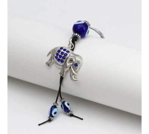 Брелок Слон Багатства, брелок на удачу з намистинами від сочка