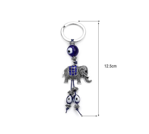 Брелок Слон Багатства, брелок на удачу з намистинами від сочка